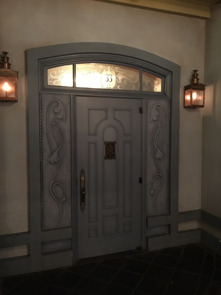 The infamous Club 33 door... well, the new one. 